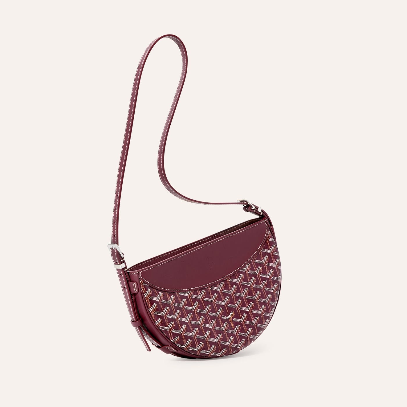 Goyard Hirondelle Bag Burgundy - Image 4